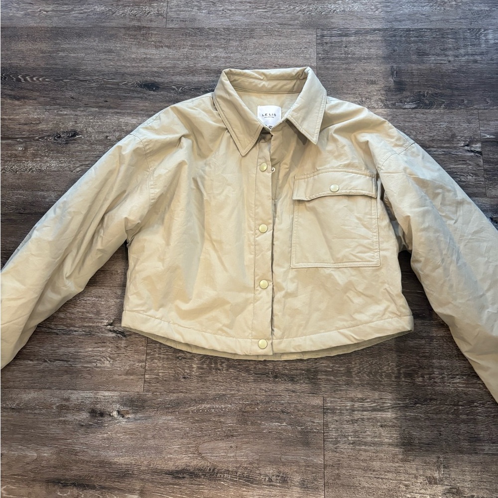 Le Lis beige cropped Utility Jacket